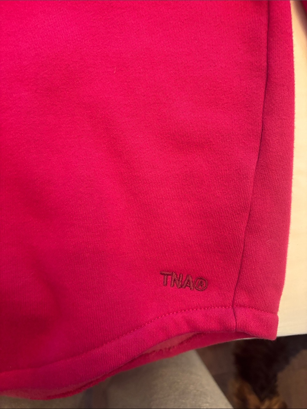 TNA Raspberry Button-Up Fleece Cardigan - Picture 3 of 4